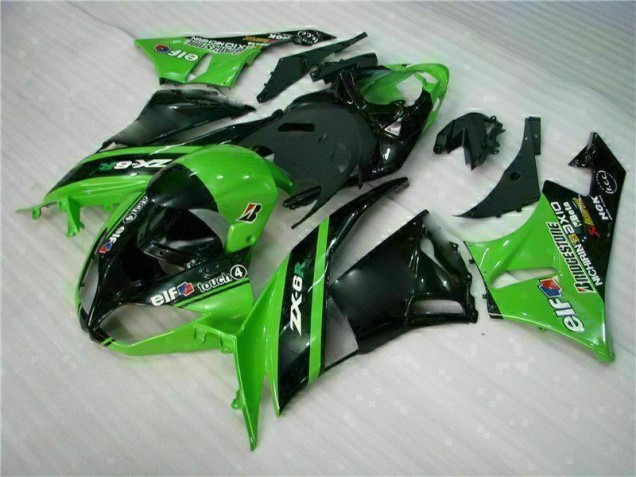 ZX6R 09-12 Verkleidungen - Grün Schwarz ZX6R 09-12 Verkleidungen - Grün Schwarz