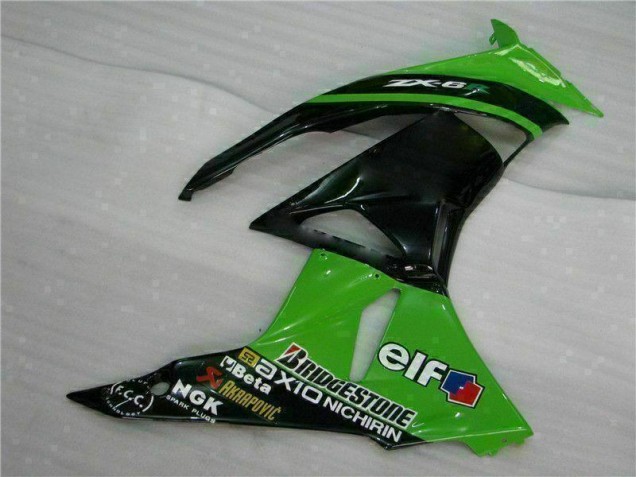 ZX6R 09-12 Verkleidungen - Grün Schwarz ZX6R 09-12 Verkleidungen - Grün Schwarz