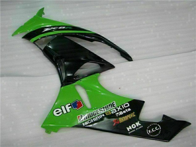 ZX6R 09-12 Verkleidungen - Grün Schwarz ZX6R 09-12 Verkleidungen - Grün Schwarz