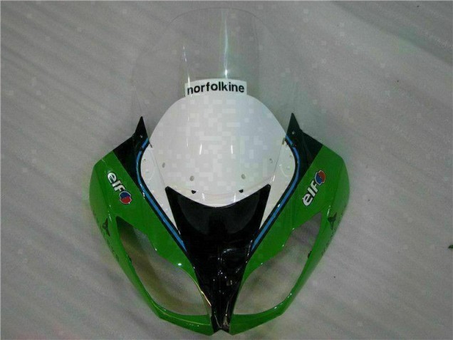 ZX6R 09-12 Verkleidungen - Grün Schwarzer LeoVince ZX6R 09-12 Verkleidungen - Grün Schwarzer LeoVince