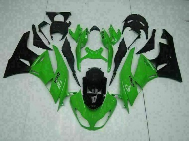 ZX6R 09-12 Verkleidungen & Plastik - Schwarz Grün