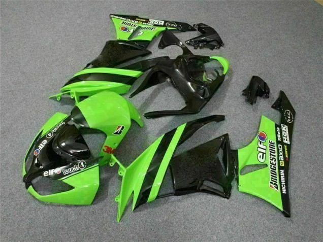 ZX6R 09-12 Verkleidungen - Schwarz Grün 3M Touch4 ZX6R 09-12 Verkleidungen - Schwarz Grün 3M Touch4