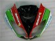 ZX6R 09-12 Verkleidungen - Schwarz Rot Grün Motocard ZX6R 09-12 Verkleidungen - Schwarz Rot Grün Motocard