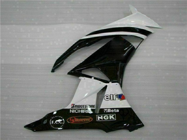 ZX6R 09-12 Verkleidungen - Schwarz Weiß 3M Touch4 ZX6R 09-12 Verkleidungen - Schwarz Weiß 3M Touch4