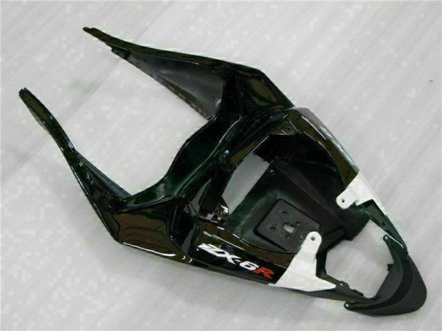 ZX6R 09-12 Verkleidungen - Schwarz Weiß 3M Touch4 ZX6R 09-12 Verkleidungen - Schwarz Weiß 3M Touch4
