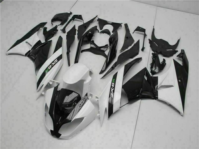 ZX6R 09-12 Verkleidungen - Schwarz Weiß ZX6R 09-12 Verkleidungen - Schwarz Weiß