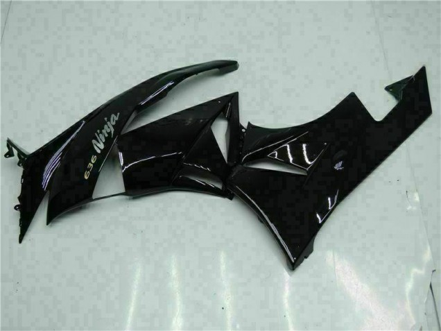 ZX6R 09-12 Verkleidungen - Schwarz Weiß Ninja 636 ZX6R 09-12 Verkleidungen - Schwarz Weiß Ninja 636