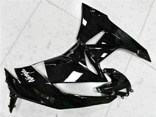 ZX6R 09-12 Verkleidungen - Schwarz Weißer Ninja ZX6R 09-12 Verkleidungen - Schwarz Weißer Ninja