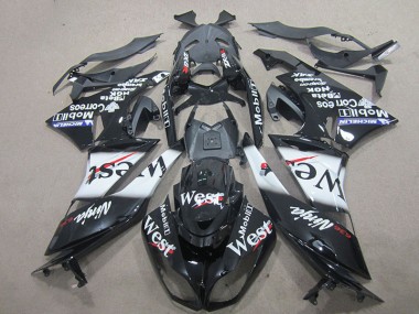 ZX6R 09-12 Verkleidungen - Schwarz West