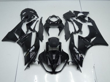 ZX6R 09-12 Verkleidungen - Schwarzer OEM Stil