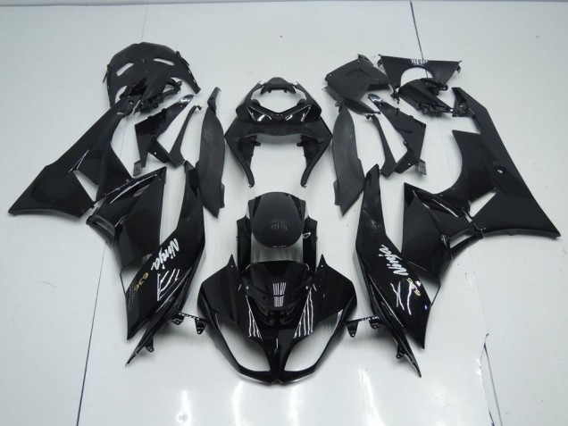 ZX6R 09-12 Verkleidungen - Schwarzer OEM Stil