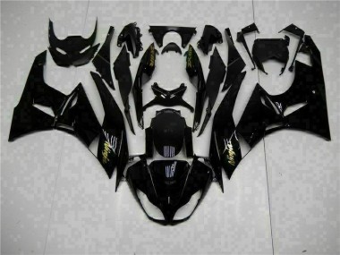 ZX6R 09-12 Verkleidungen - Schwarzgold Ninja