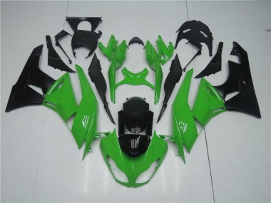 ZX6R 09-12 Vollverkleidung - Grün Schwarz