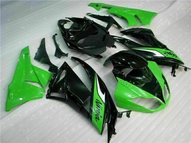 ZX6R 09-12 Vollverkleidung - Schwarz Grün ZX6R 09-12 Vollverkleidung - Schwarz Grün
