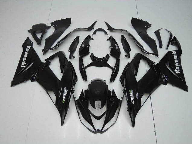 ZX6R 13-18 Verkleidung - Glänzend Schwarz