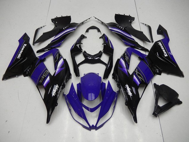ZX6R 13-18 Verkleidungen - Schwarz Blau ZX6R 13-18 Verkleidungen - Schwarz Blau