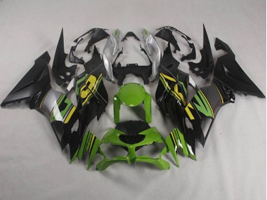 ZX6R 19-23 Verkleidungen - Schwarz Grün