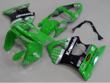 ZX6R 98-99 Verkleidungen - Grün Schwarz