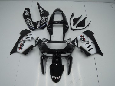 ZX9R 98-99 Verkleidungen - Schwarz West